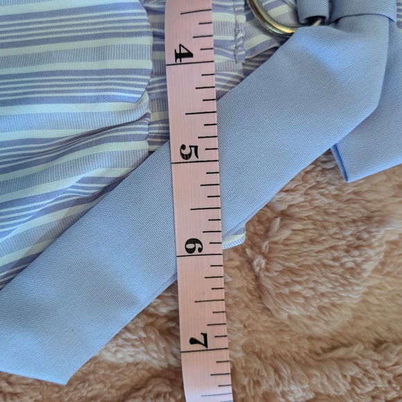 2/$10 🐾 New Size XS Elegant Lavender Purple Striped Dog Dress with Bow 🐾 - Picture 6 of 8